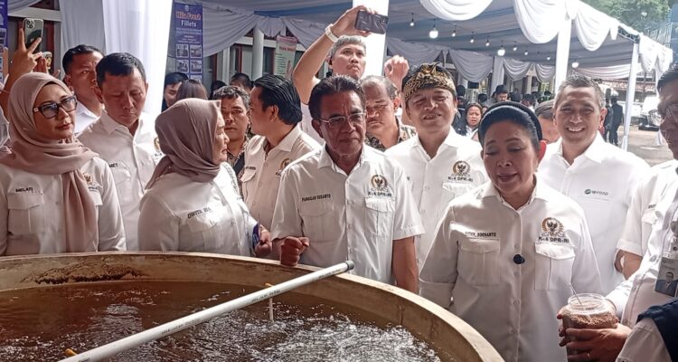 Ketua Komisi IV DPR RI, Titiek Soeharto melakukan kunjungan kerja spesifik ke Balai Riset Budidaya Ikan Air Tawar dan Penyuluhan Perikanan (BRBIATPP) Bogor, Foto/Istimewa