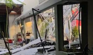 Kondisi Lapangan Fadel di Ciangsana Gunung Putri Bogor pasca Ledakan Tadi Pagi, Foto/Istimewa