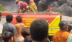 Kondisi gudang spare part di Tajur Halang Kebakaran, Foto/Istimewa