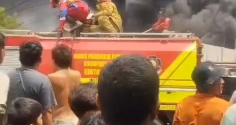 Kondisi gudang spare part di Tajur Halang Kebakaran, Foto/Istimewa