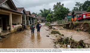 Gambar Ilustrasi Banjir, Foto/Gemini AI Gambar Ilustrasi Banjir, Foto/Gemini AI