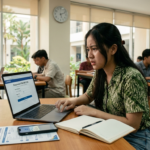 Gambar Ilustrasi Pengumuman Seleksi Nasional Penerimaan Mahasiswa Baru (SNPMB), Foto/Gemini Ai