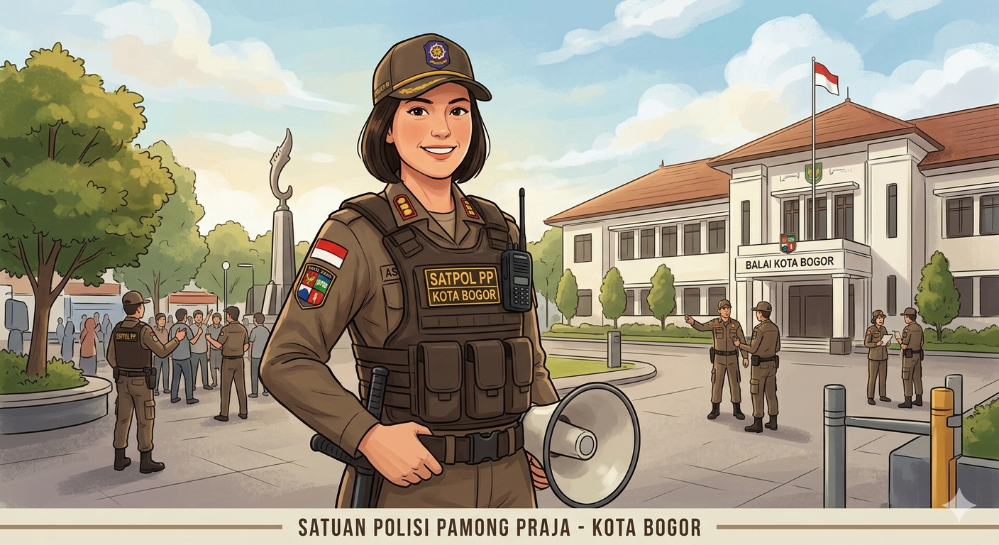 Gambar Ilustraso Oknum Satpol PP Kota Bogor, Foto/Gemini Ai Gambar Ilustraso Oknum Satpol PP Kota Bogor, Foto/Gemini Ai