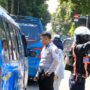 Dishub Kota Bogor saat menindak angkot yang berasal dari Kabupaten Bogor, Foto/Diskominfo Kota Bogor