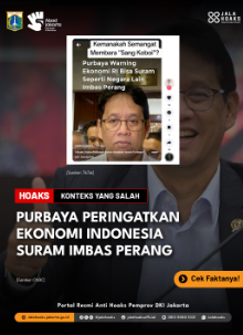 Menteri Keunagan, Purbaya Yudhi Sadewa, Foto/Medso dan JalaHoax