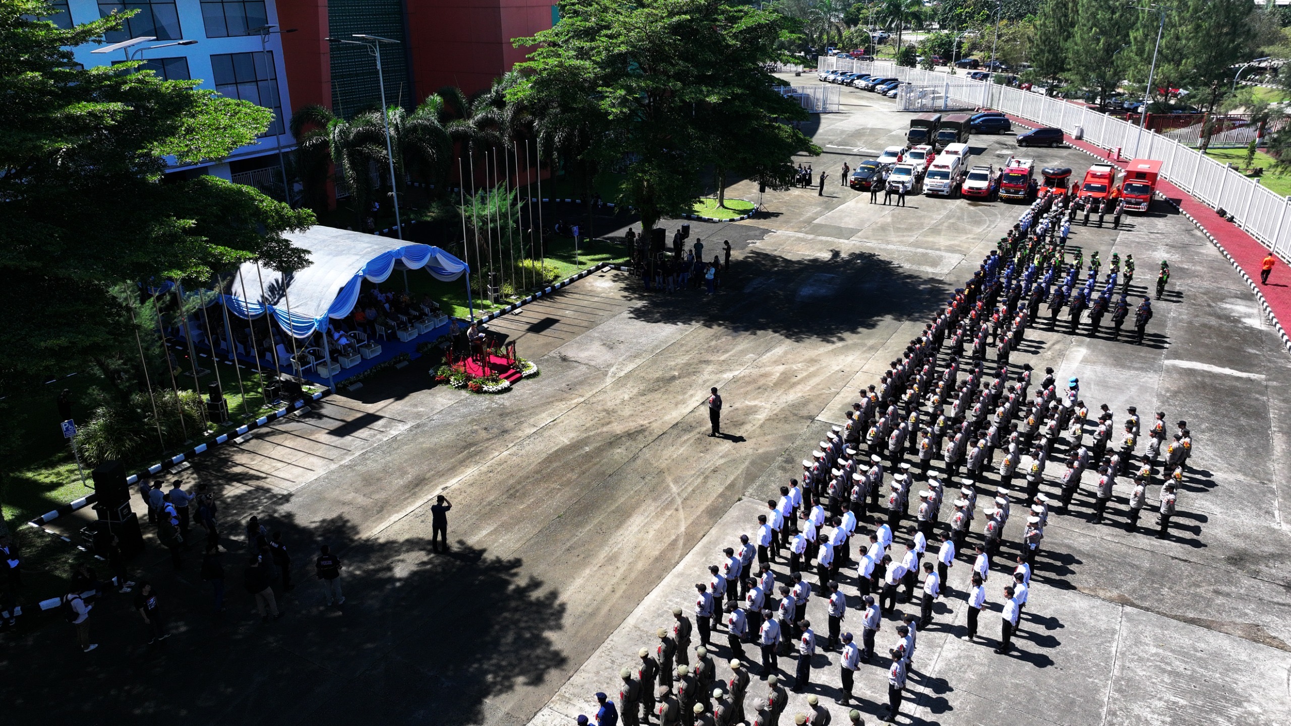Rudy Susmanto saat menghadiri acara Apel Operasi Lodaya 2026, Foto/Diskominfo Kabupaten Bogor