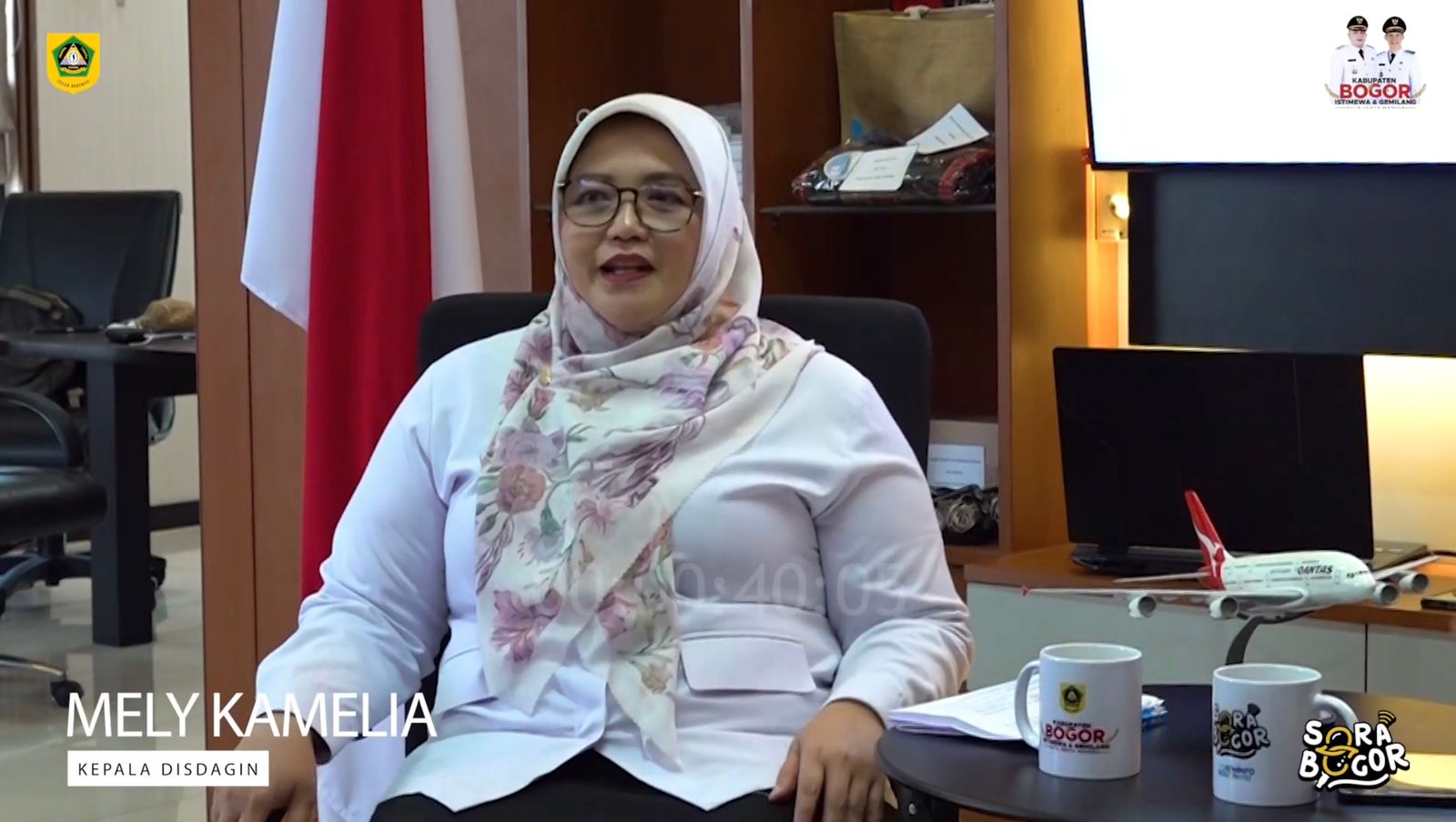 Kepala Dinas Perindustrian dan Perdagangan (Disdagin) Kabupaten Bogor, Mely KaMelya, Foto/Podcast Sora Bogor Dinas Komunikasi dan Informatika (Diskominfo) Kabupaten Bogor