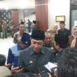 Wali Kota Bogor, Dedie A Rachim saat menghadiri Rapat Paripurna, Foto/Maya Melania