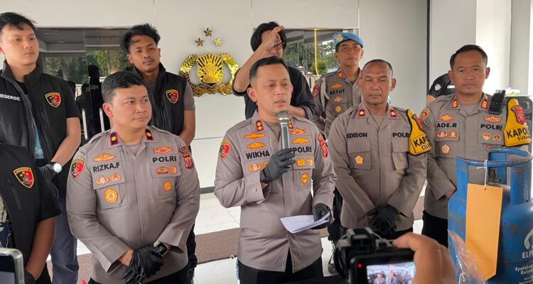 Polres Bogor mengungkap praktik penyalahgunaan gas LPG subsidi yang berhasil dibongkar oleh jajaran Polsek Cileungsi, Foto/Istimewa