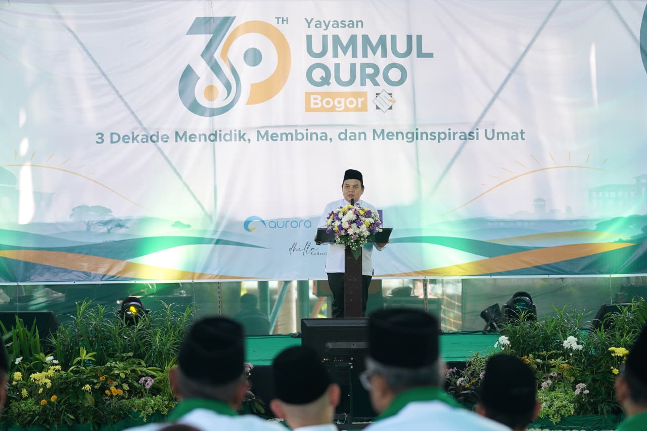 Ketua DPRD Kota Bogor, Dr. Adityawarman Adil, menghadiri perayaan milad ke-30 Yayasan Ummul Quro Bogor, Setwan DPRD KOta Bogor