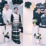 Foto berbeda Betrand Peto pertama dengan Sarwendah dan yang kedua dengan Ruben Onsu, Foto/Istimewa