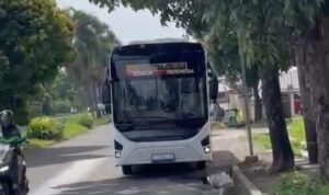 Bus Listrik Rute Bojong Gede–Sentul, Foto/Isitimewa Bus Listrik Rute Bojong Gede–Sentul, Foto/Isitimewa