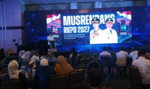 Wali Kota Bogor, Dedie A Rachim saat menghadiri Musrenbang Rencana Kerja Pemerintah Daerah (RKPD), Foto/Maya Melina