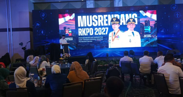 Wali Kota Bogor, Dedie A Rachim saat menghadiri Musrenbang Rencana Kerja Pemerintah Daerah (RKPD), Foto/Maya Melina