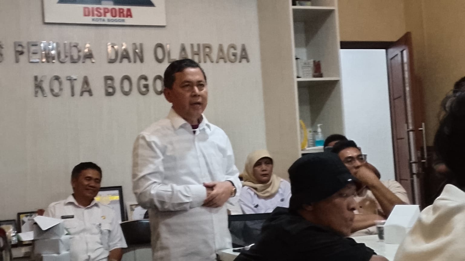 Kepala Dispora Kota Bogor, Anas S. Rasmana, Foto/Maya Melina Kepala Dispora Kota Bogor, Anas S. Rasmana, Foto/Maya Melina