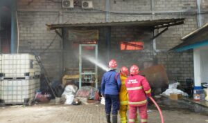 Kondisi pabrik kasur milik PT Erafoam, Foto/Isitimewa