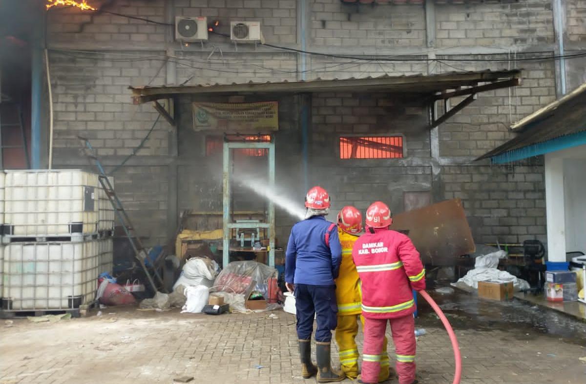 Kondisi pabrik kasur milik PT Erafoam, Foto/Isitimewa