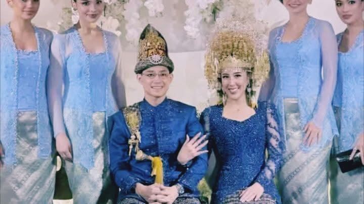 WhatsApp Image 2026-04-14 at 10.39.59 Teuku Rassya dan Cleantha Islan saat menjalankan pernikahan, Foto/Isitimewa