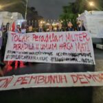 Gerakan Mahasiswa Kristen Indonesia (GMKI) Cabang Bogor menggelar aksi massa di depan Istana Kepresidenan Bogor, Foto/Isitmewa