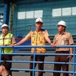 Wali Kota Bogor, Dedie A Rachim saat meninjau Gor A Pajajaran Bogor, Foto/Maya Melina