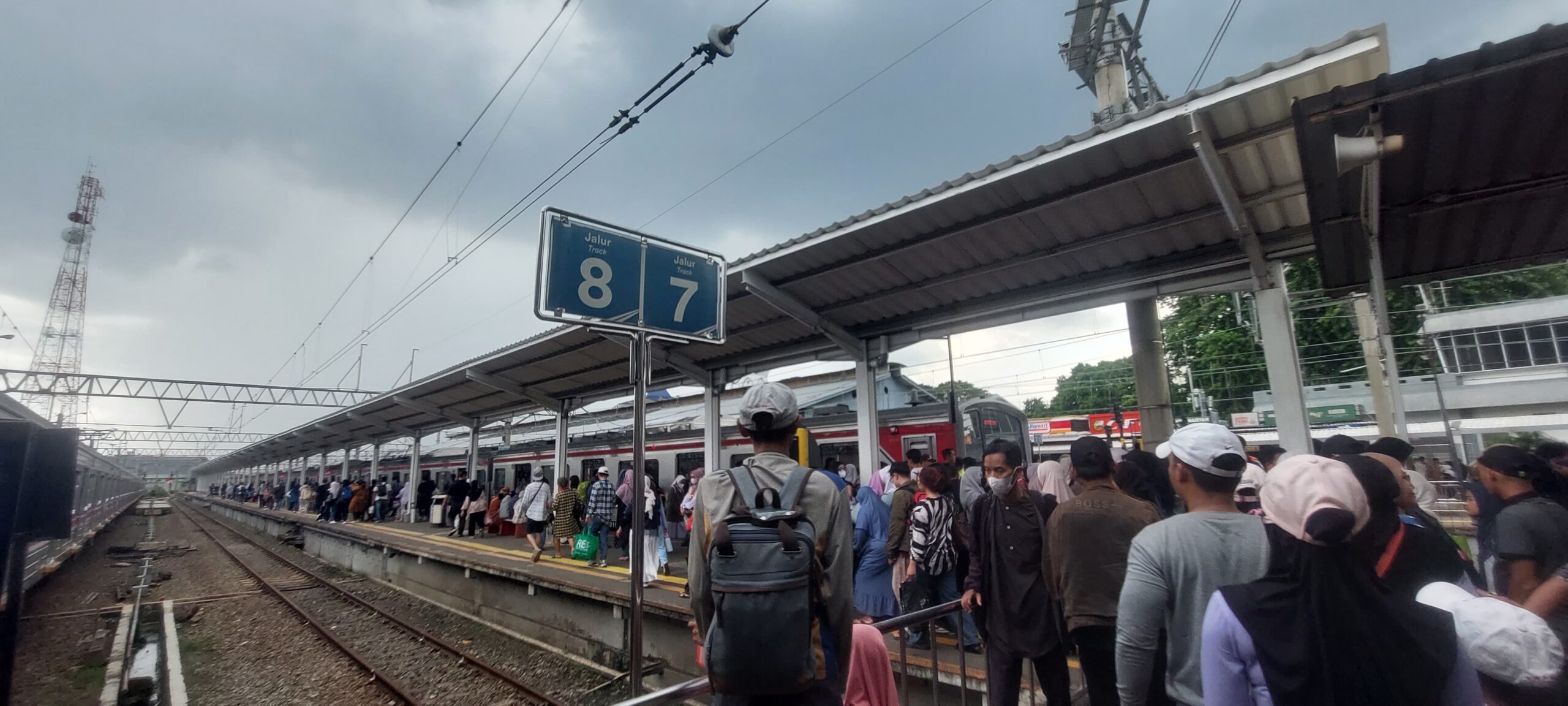 Kondisi Stasiun Bogor peron 7-8, Foto/Maya Melina