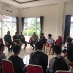 Personel Polsek Bogor Tengah bergerak cepat merespons laporan masyarakat terkait adanya aksi tawuran dan pengancaman yang melibatkan pelajar di kawasan Mantarena Lebak, Foto/Maya Melina