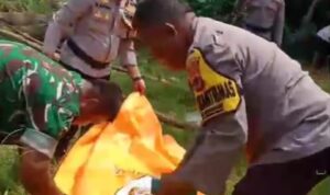 Penemuan mayat di Aliran Sungai Cikumpa, Foto/Istimewa