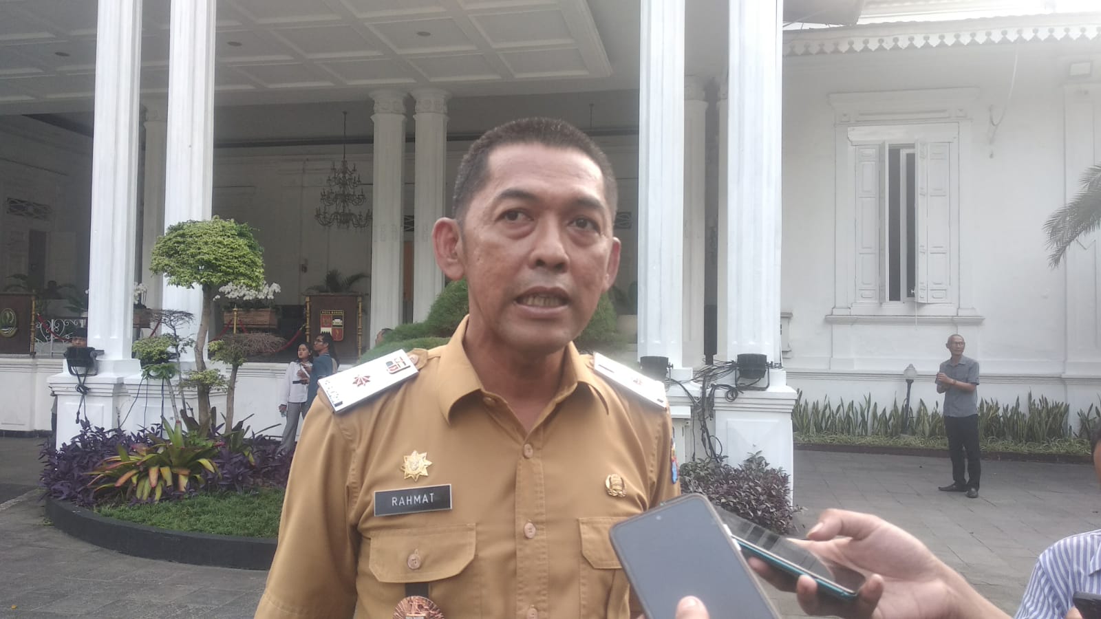 Kepala Dinas Koperasi, Usaha Kecil dan Menengah, Perdagangan dan Perindustrian (Dinkukmdagin), Rahmat Hidayat, Foto/Maya Melina