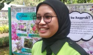 Andien Rahmatiyah, Park Ranger Taman Heulang Bogor, Foto/Maya Melina