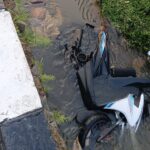 Motor korban yang jatuh di Puncak Bogor, Foto/Istimewa