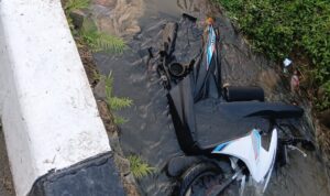 Motor korban yang jatuh di Puncak Bogor, Foto/Istimewa