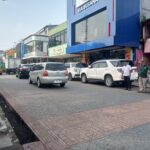 Kondisi parkir di sisi kanan Suryakencana yang akan dipermanenkan, Foto/Maya Melina