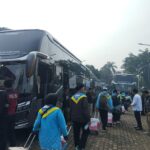 Ratusan Jamah Haji asal Bogor yang akan berangkat ke tanah suci mekkah, Foto/Isitmewa