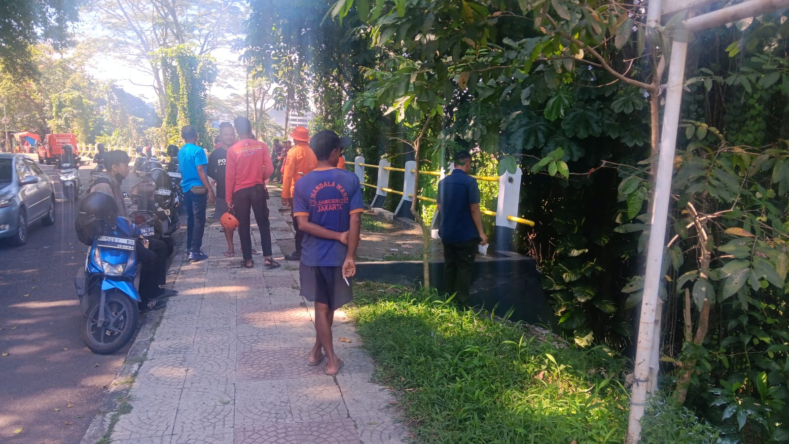 Tempat lokasi kejadian perempuan duduga loncat di Peldang Bogor, Foto/Isitimewa