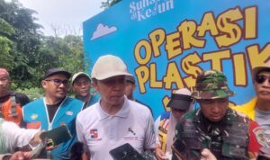 Wali Kota Bogor, Dedie A Rachim saat Memperingati Hari Bumi yang jatuh tepat hari ini, 25 April 2026, kawasan Kebun Raya Bogor, Foto/Maya Melina