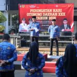 Sekretaris Daerah (Sekda) Kabupaten Bogor, Ajat Rochmat Jatnika memimpin Upacara Peringatan Hari Otonomi Daerah ke-30 Tahun 2026, Foto/Diskominfo Kabupaten Bogor
