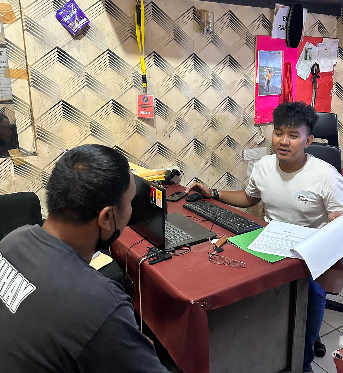 Polisi tetap melakukan pendalaman dengan mengamankan seorang pria berinisial B yang diduga berkaitan dengan kejadian pemalakan, Foto/Isitimewa