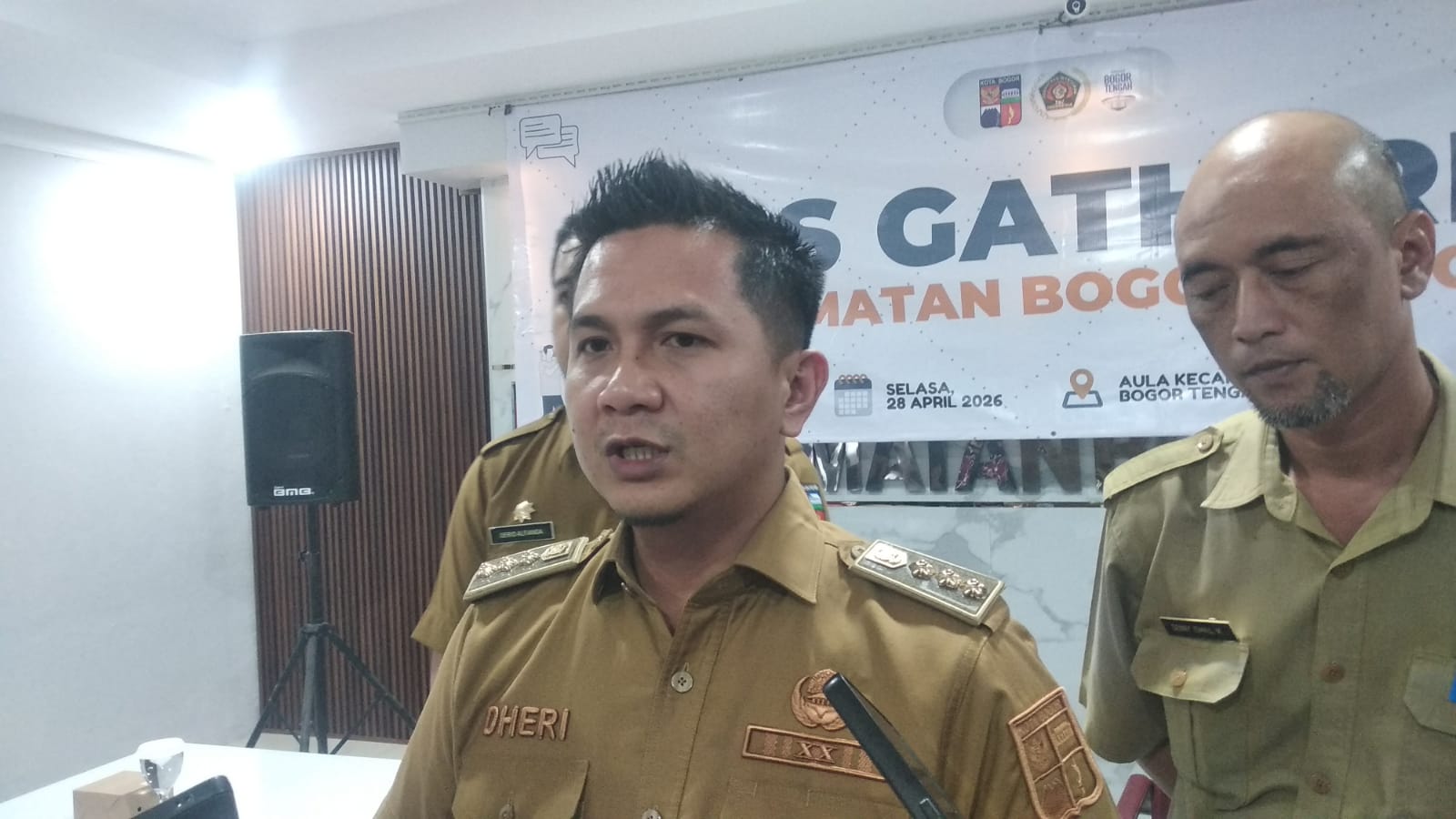 Camat Bogor Tengah, Dheri Wiriadirama, Foto/Maya Melina