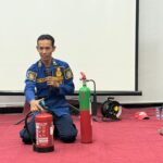 Dalam rangka mencegah dan menanggulangi bencana kebakaran BRI Cabang Bekasi Harapan Indah gelar sosialisasi penanggulangan bersama Damkar, Foto/Istimewa