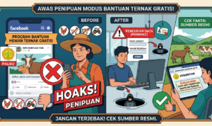 Gambar Ilustrasi program bantuan hewan ternak gratis, Foto/Gemini AI