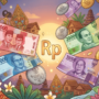 Gambar Ilustrasi Pelemahan nilai tukar rupiah, Foto/Gemini Ai