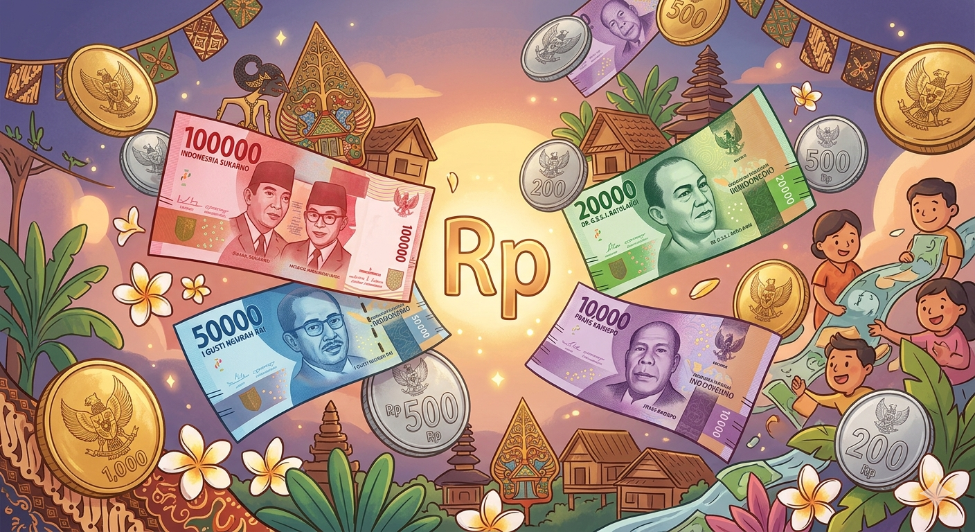 Gambar Ilustrasi Pelemahan nilai tukar rupiah, Foto/Gemini Ai