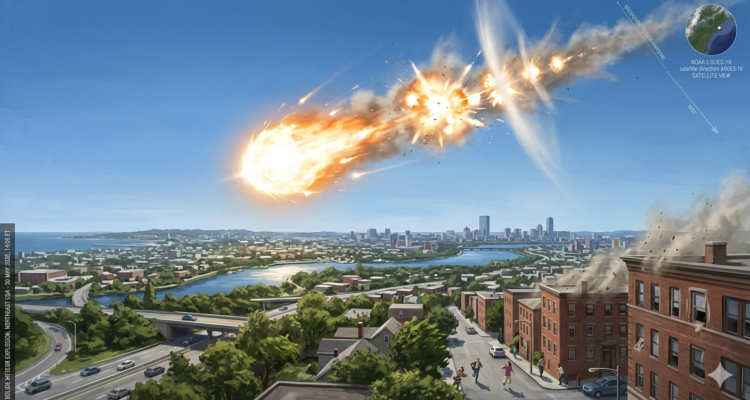 gambar Ilustrasi Meteor jatuh, Foto/Gemini Ai