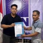 Razka Aira saat mendaftar BM PAN, Foto/Istimewa