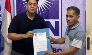 Razka Aira saat mendaftar BM PAN, Foto/Istimewa