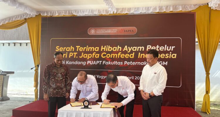Japfa bersama FapetUGM berkolaborasi mengembangkan model farm ayam petelur umbaran (cage-free) di Yogyakarta, Foto/Istimewa