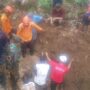 evakuasi korban tertimbun longsor di dramaga Bogor, Foto/Isitimewa