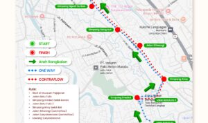 Rute dan Pengalihan arus lalu lintas Kirab Mahkota Binokasih, Foto/Isitimewa