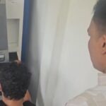 Olah tkp ganjal ATM, Foto/Isitimewa