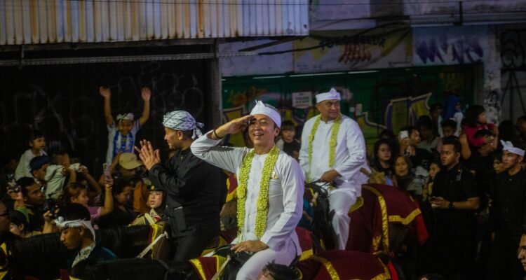 Wali Kota Bogor, Dedie A Rachim saar mengikuti Gelaran Kirab Budaya Milangkala Tatar Sunda, Foto/Diskominfo Kota Bogor